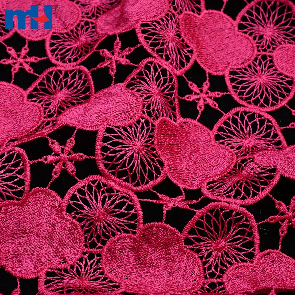 Tissu de dentelle chimique soluble dans l'eau