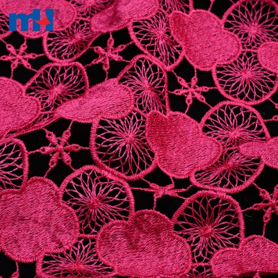 Tissu de dentelle chimique soluble dans l'eau