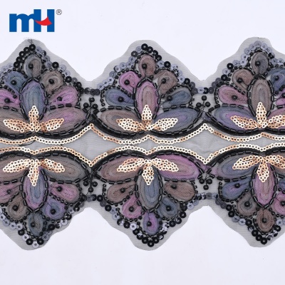 Beaded Sequin Lace Trimming