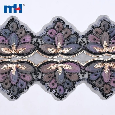 Beaded Sequin Lace Trimming
