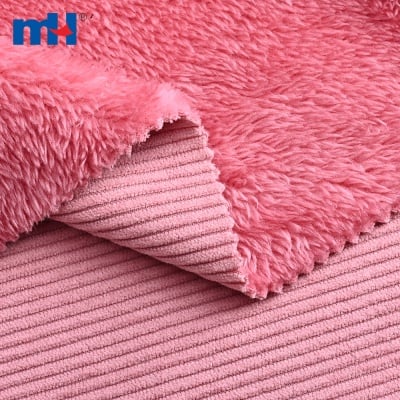 Corduroy Polar Fleece Bonded Compound Fabric