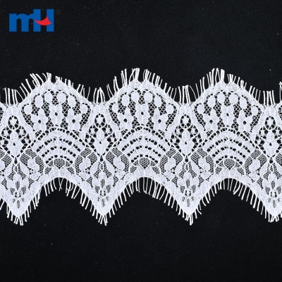Rifinitura in pizzo tricot Raschel non elasticizzato