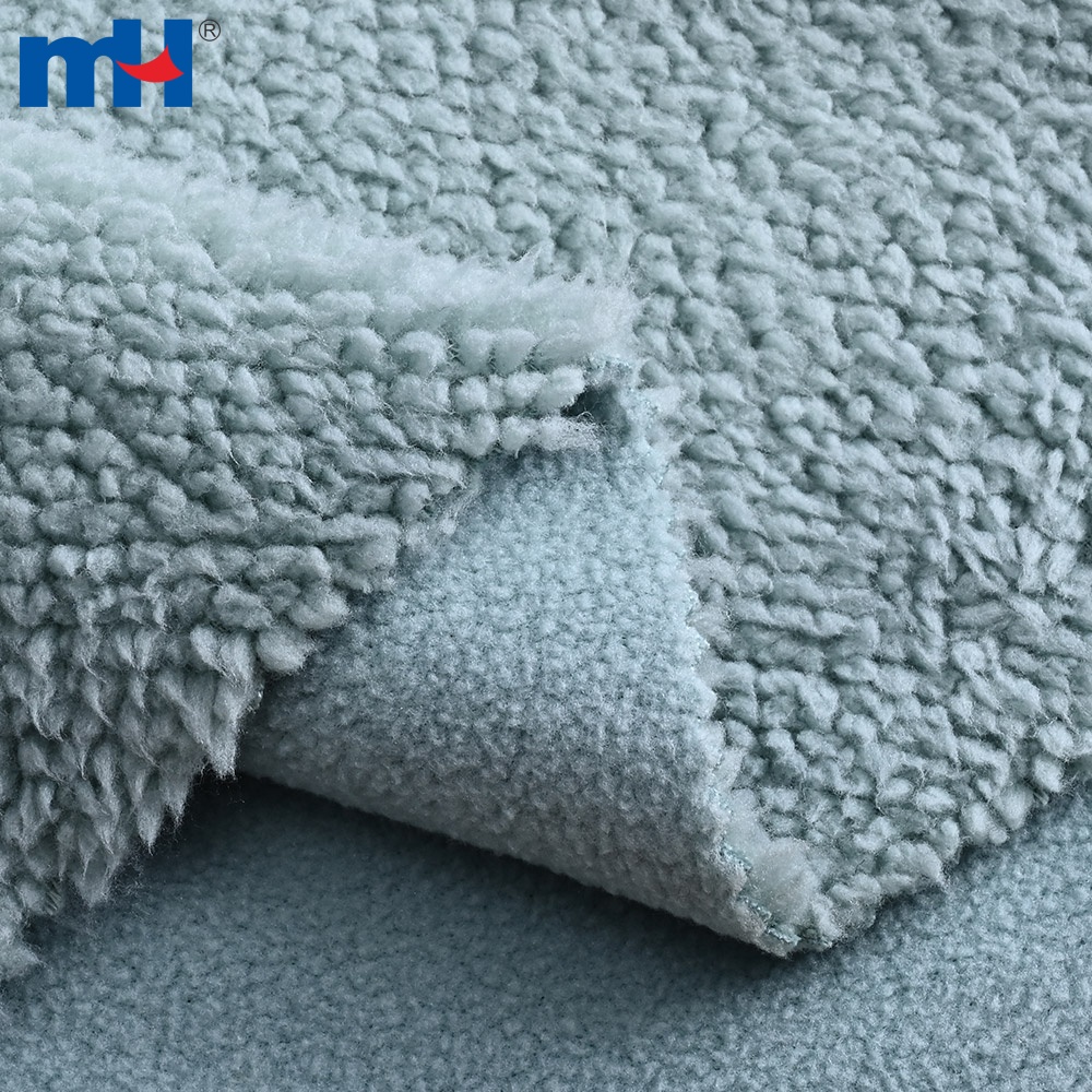 Ткань из хлопкового бархата с добавлением флиса Polar Fleece