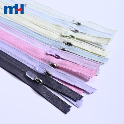 #3 Open-End Reverse Nylon Coil Zipper