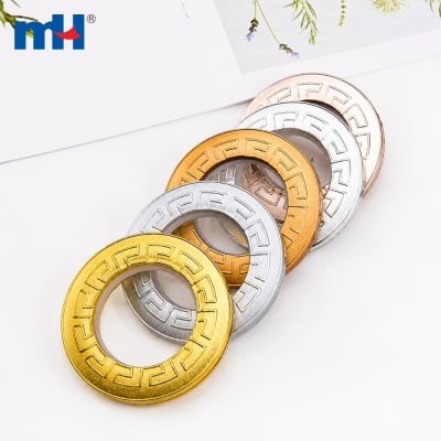 76mm Plastic Curtain Ring Greek Key Pattern