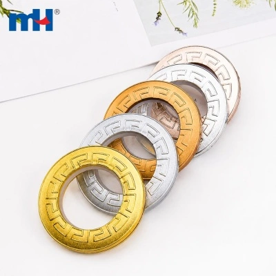 76mm Plastic Curtain Ring Greek Key Pattern