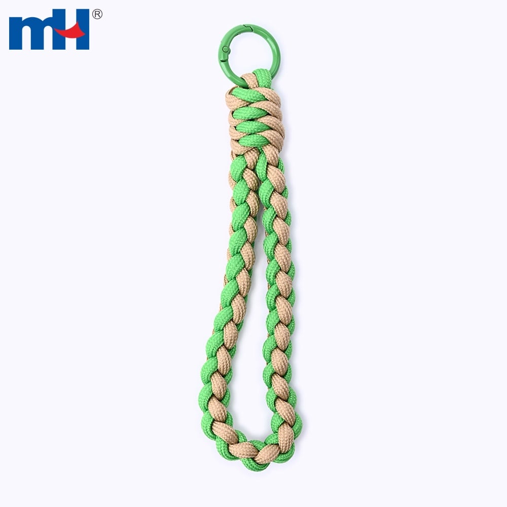 Geflochtener Paracord-Handgelenkriemen mit Schlüsselanhänger – Farbauswahl