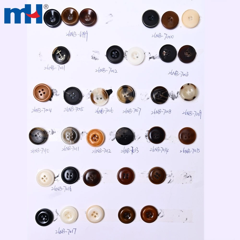 26nb-6999-7017 Nút áo vest bằng nhựa