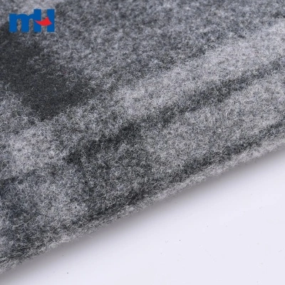 Double-Faced Checked Knit Fabric