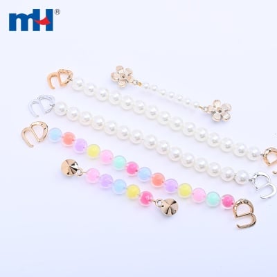 Long Beaded Decorative Shoe Chain