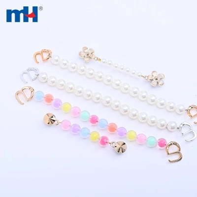 Long Beaded Decorative Shoe Chain