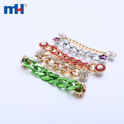 Beaded Plastic Chains for Shoes
