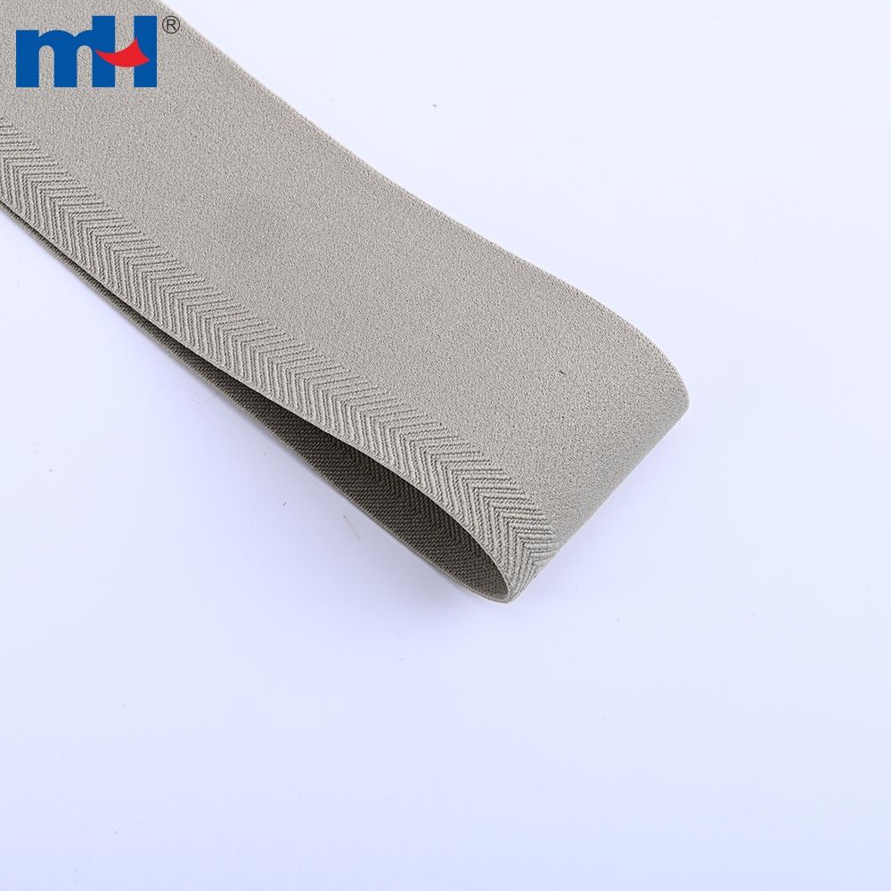 Neutral-Tone Striped Woven Elastic Band color range