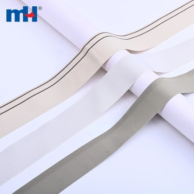 Polyester Spandex Striped Woven Elastic Band
