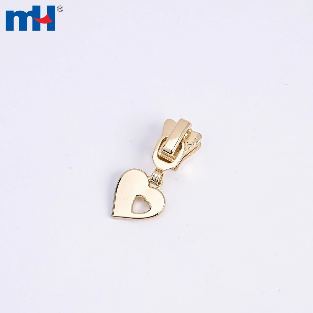 26NZ-2118 Nº 5 Cursor de Zíper Decorativo com Trava Automática