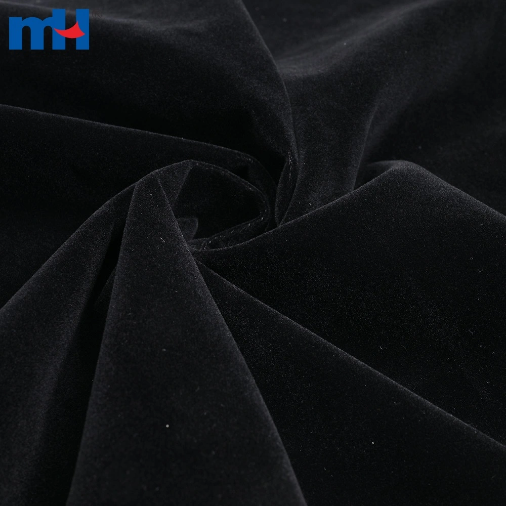 Présentation d'application du tissu tricoté chaîne floqué en nylon