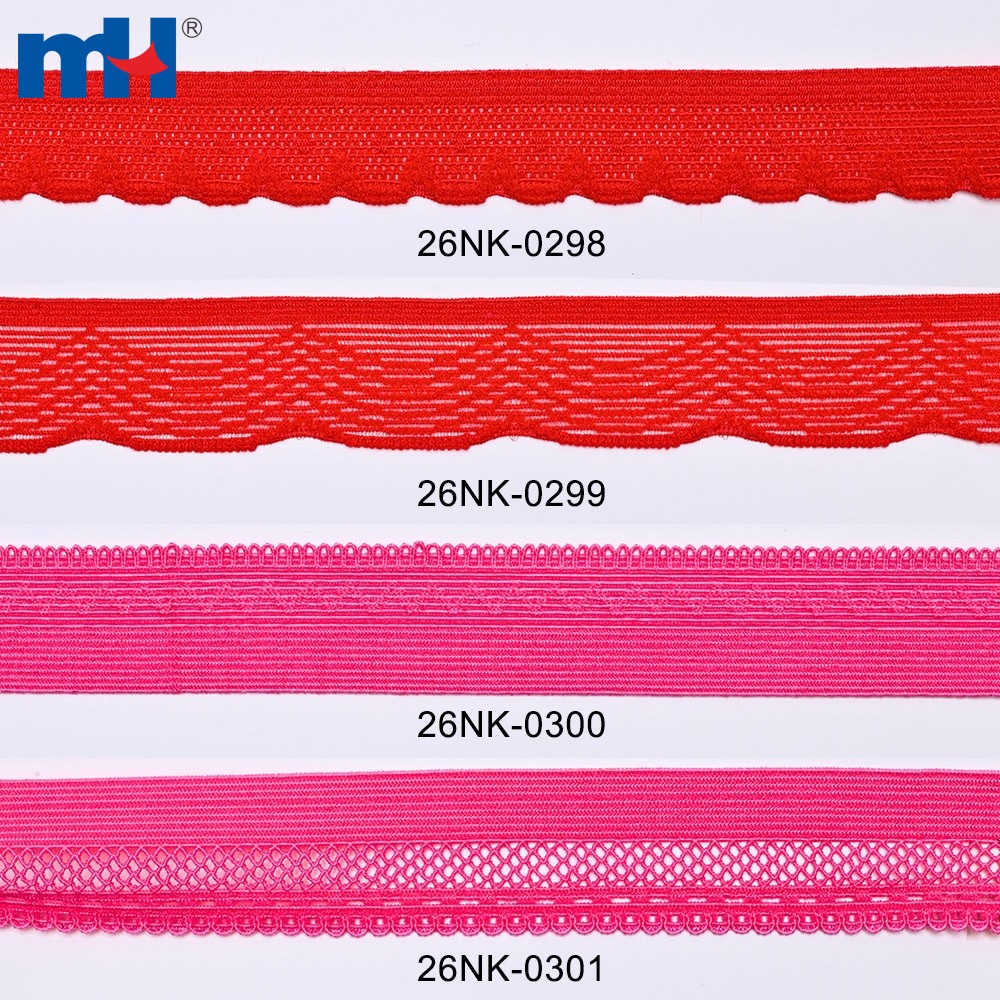 26NK-0298-0301 شريط مطاطي للملابس الداخلية