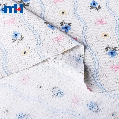 Tissu jacquard tricoté imprimé ignifugé