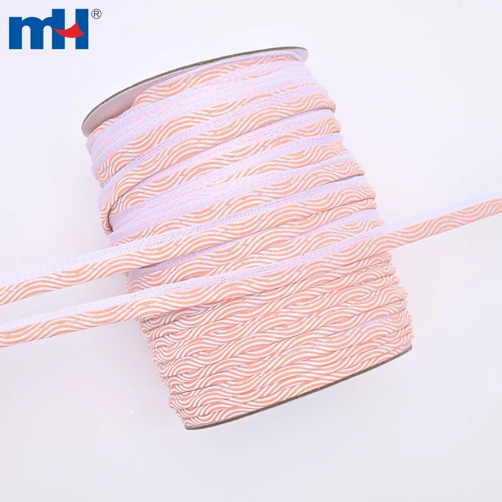 Hình ảnh cận cảnh kết cấu của băng viền chéo lõi phản quang.
