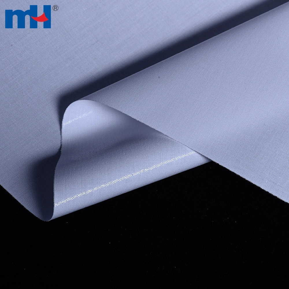 Mẫu vải lót áo sơ mi bằng cotton Siro-Spun.
