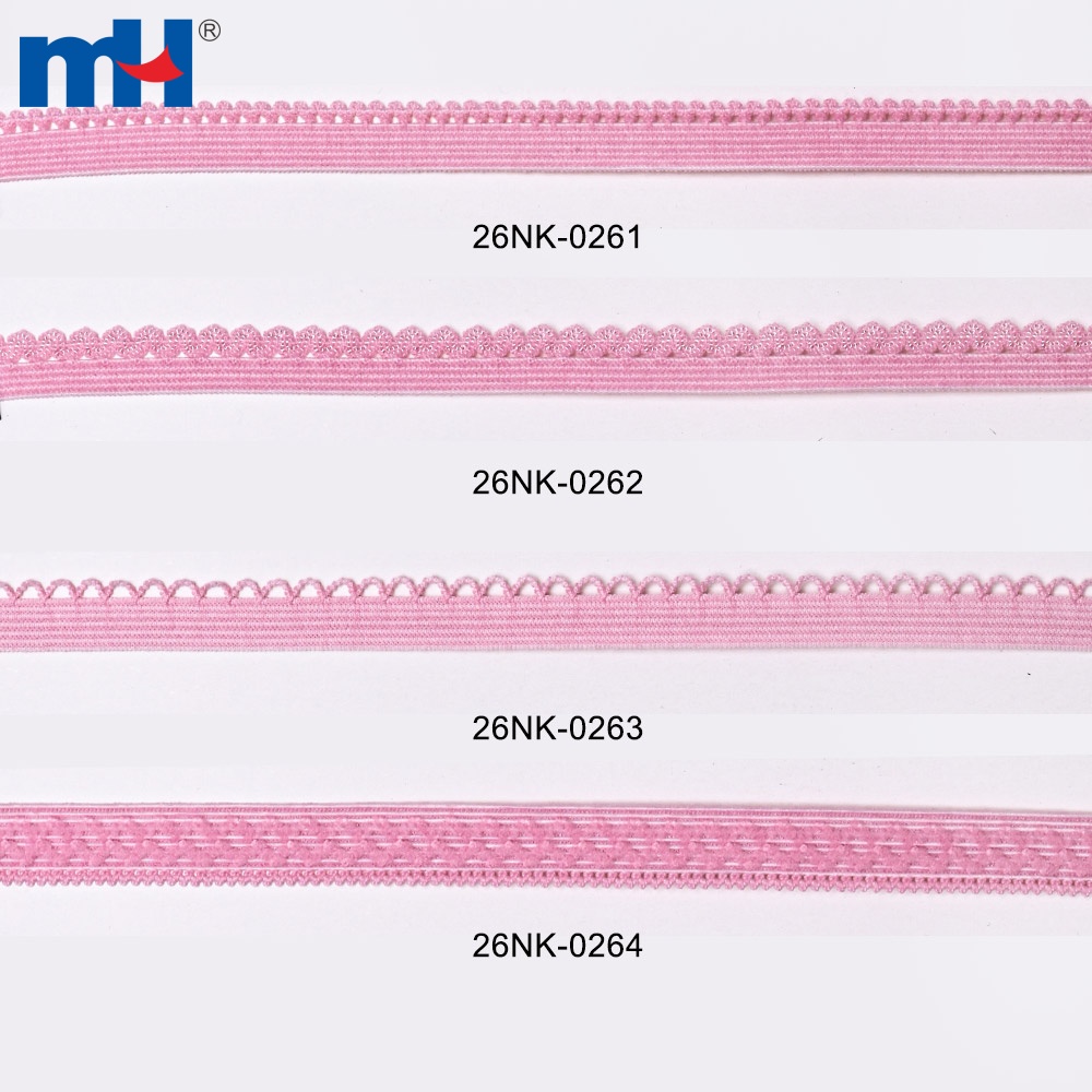 Ultraschmaler elastischer BH-Träger aus Nylon-Spandex