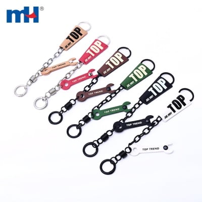 Móc khóa da hình cờ lê