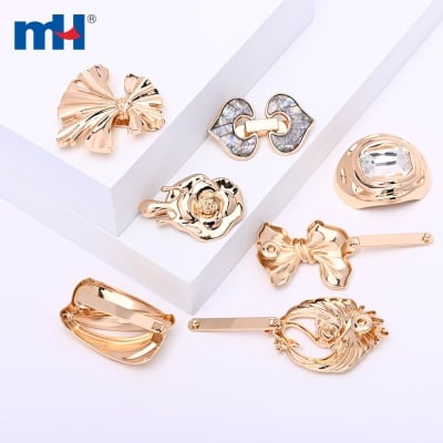 Zinc Alloy Decorative Scarf Buckle Ring