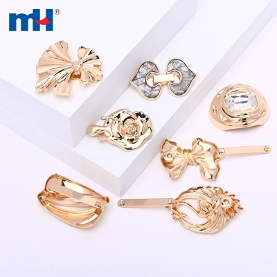 Khóa cài khăn trang trí bằng hợp kim kẽm