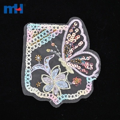 Sequin & Beaded Chemical Lace Motifs