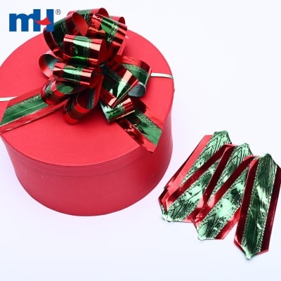 Embossed Metallic Pull Ribbon