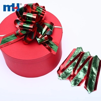 Embossed Metallic Pull Ribbon