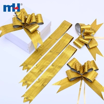 Embossed Metallic Pull Ribbon