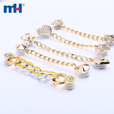 Plastic Beaded Shoe Chains