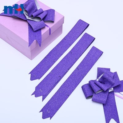 Glossy Glitter Pull Ribbon