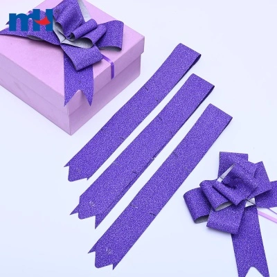 Glossy Glitter Pull Ribbon