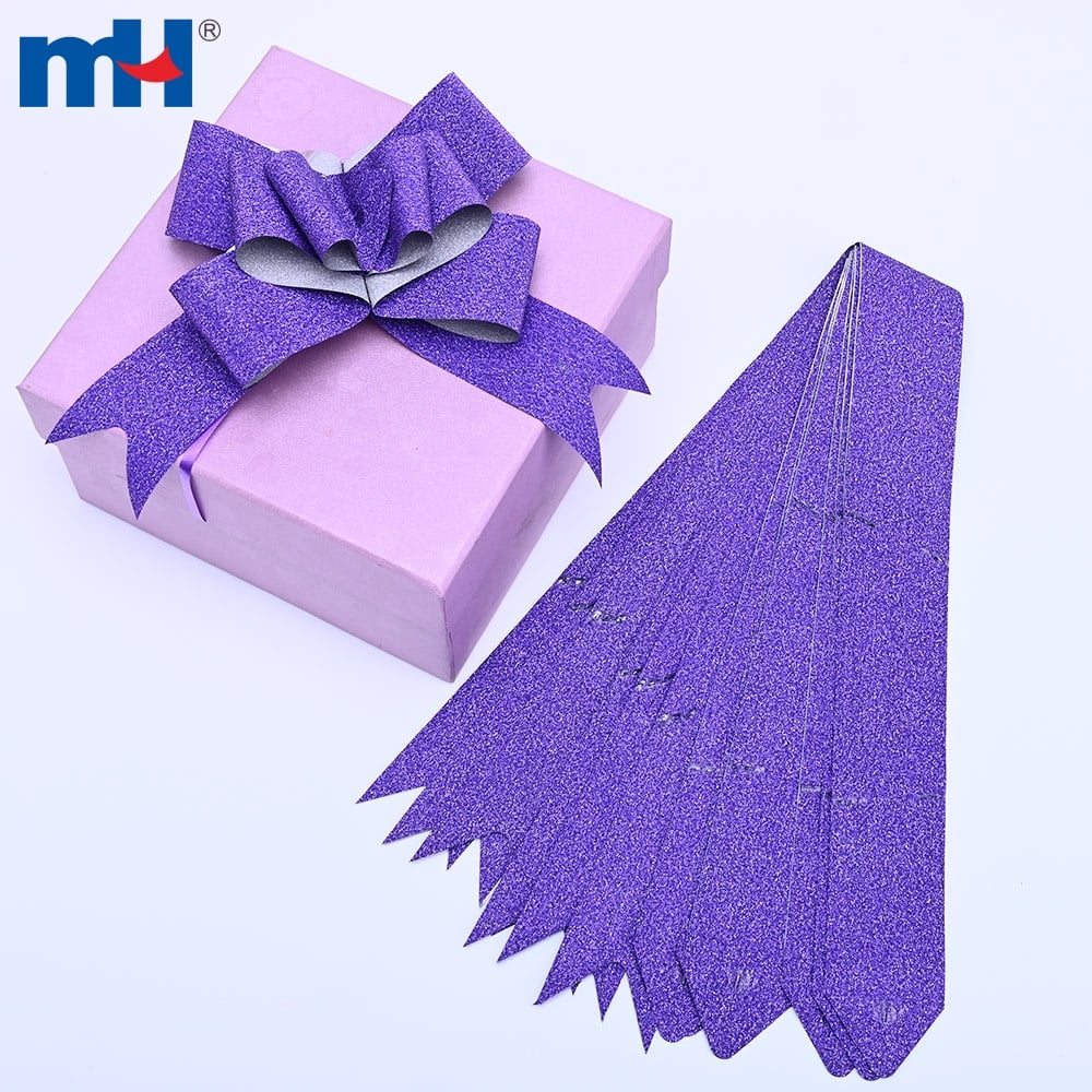 Glänzendes Glitzerpapier Kräuselband