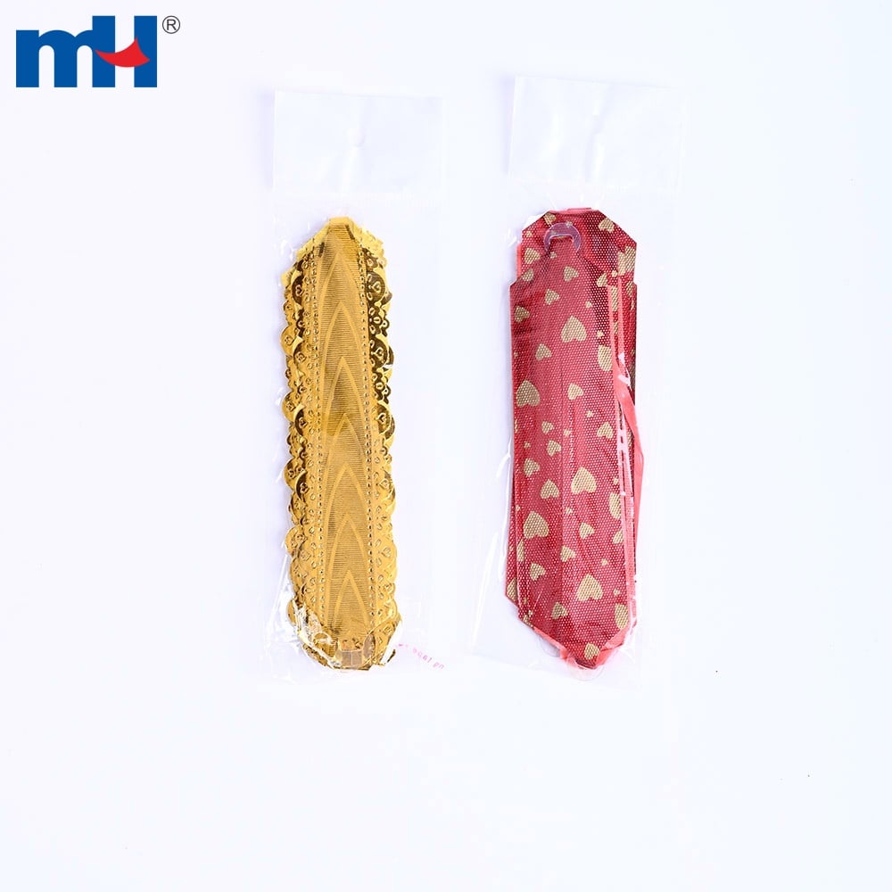 عرض تفصيلي لشريط تجعيد الورق المعدني اللامع