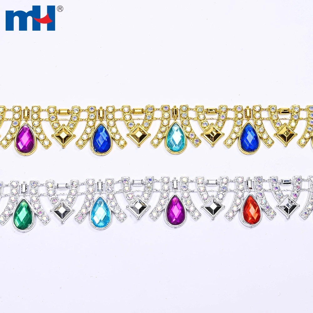 6706-0811 Dây chuyền đính đá ngọc trai giả bằng nhựa, may lên quần áo, 18mm - Chi tiết sản phẩm