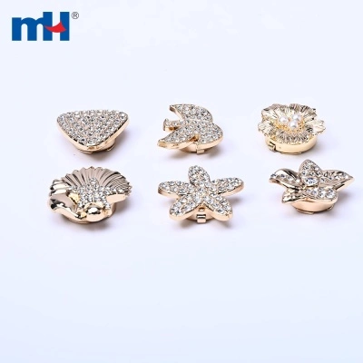 Alloy Face Decorative Button Cover