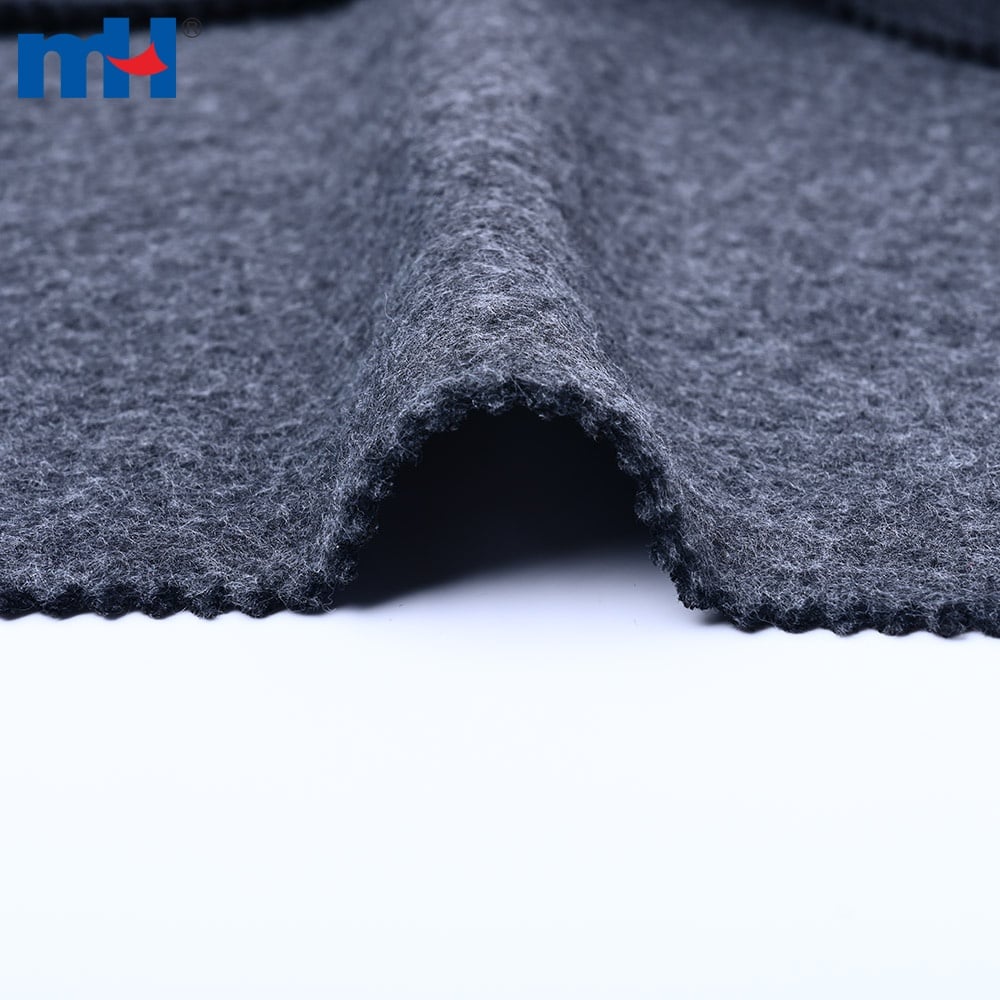 Anwendungsbeispiele für einseitig beflocktes Fleece 32S Heather Grey