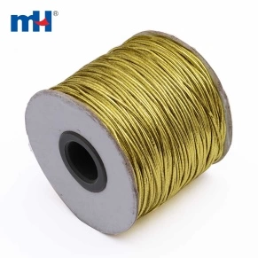 Corde élastique en latex métallique de 1 mm