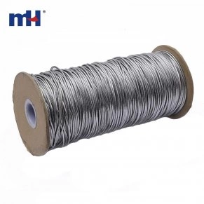 6201-1003 metallic silver elastic cord