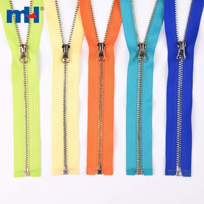 #3 Y Golden Teeth Brass Zipper