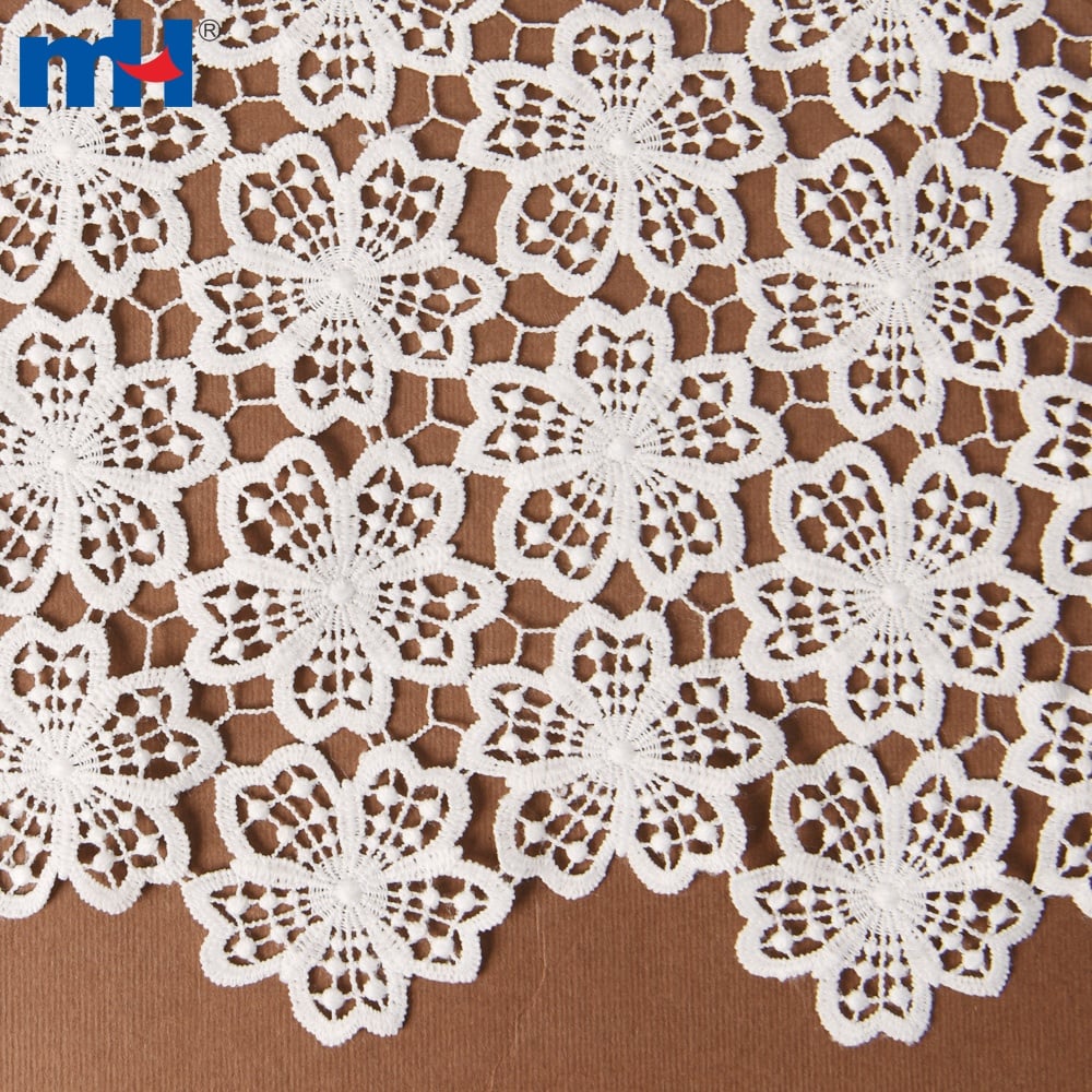 125cm Embroidered Guipure Lace Fabric Supplier