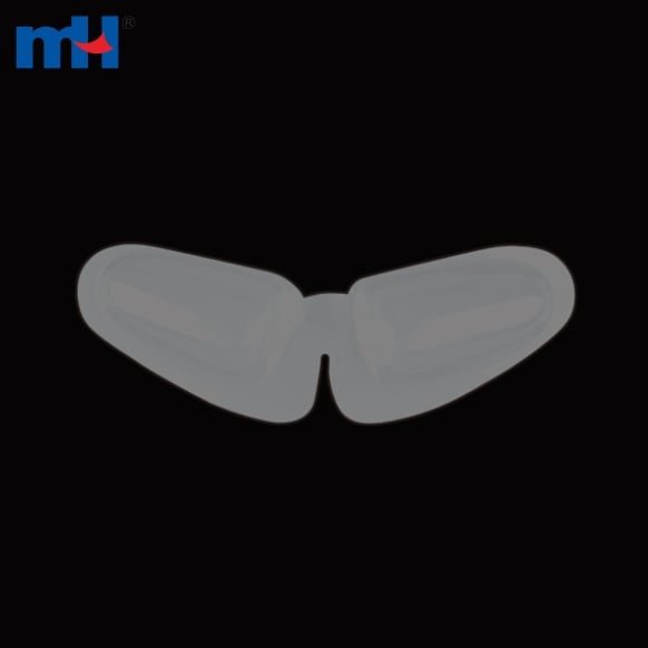 Soporte de collar de mariposa de plástico transparente