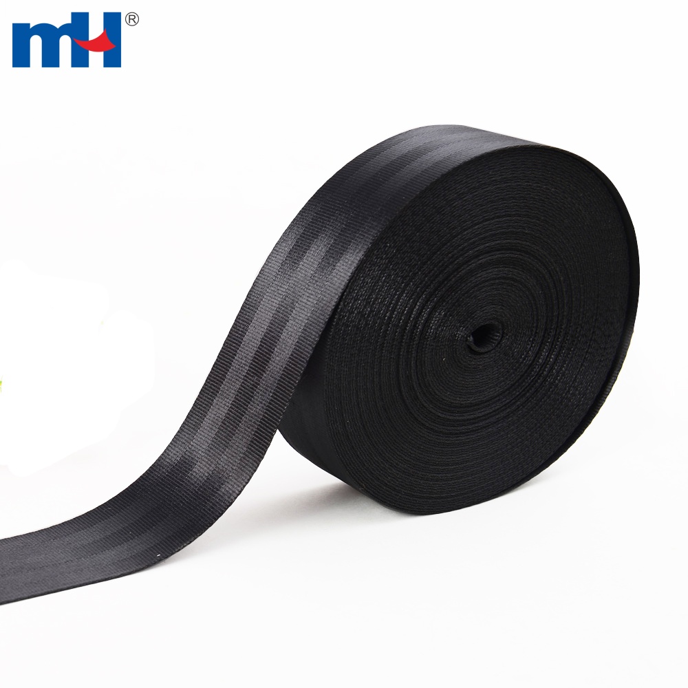 47mm Black Polyester Car Seat Belt bing