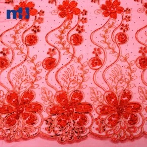 Sequins Lace Fabric 0610-0023