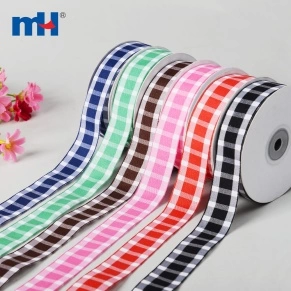 Gingham Check Craft Ribbon