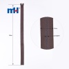 plastic molded zipper