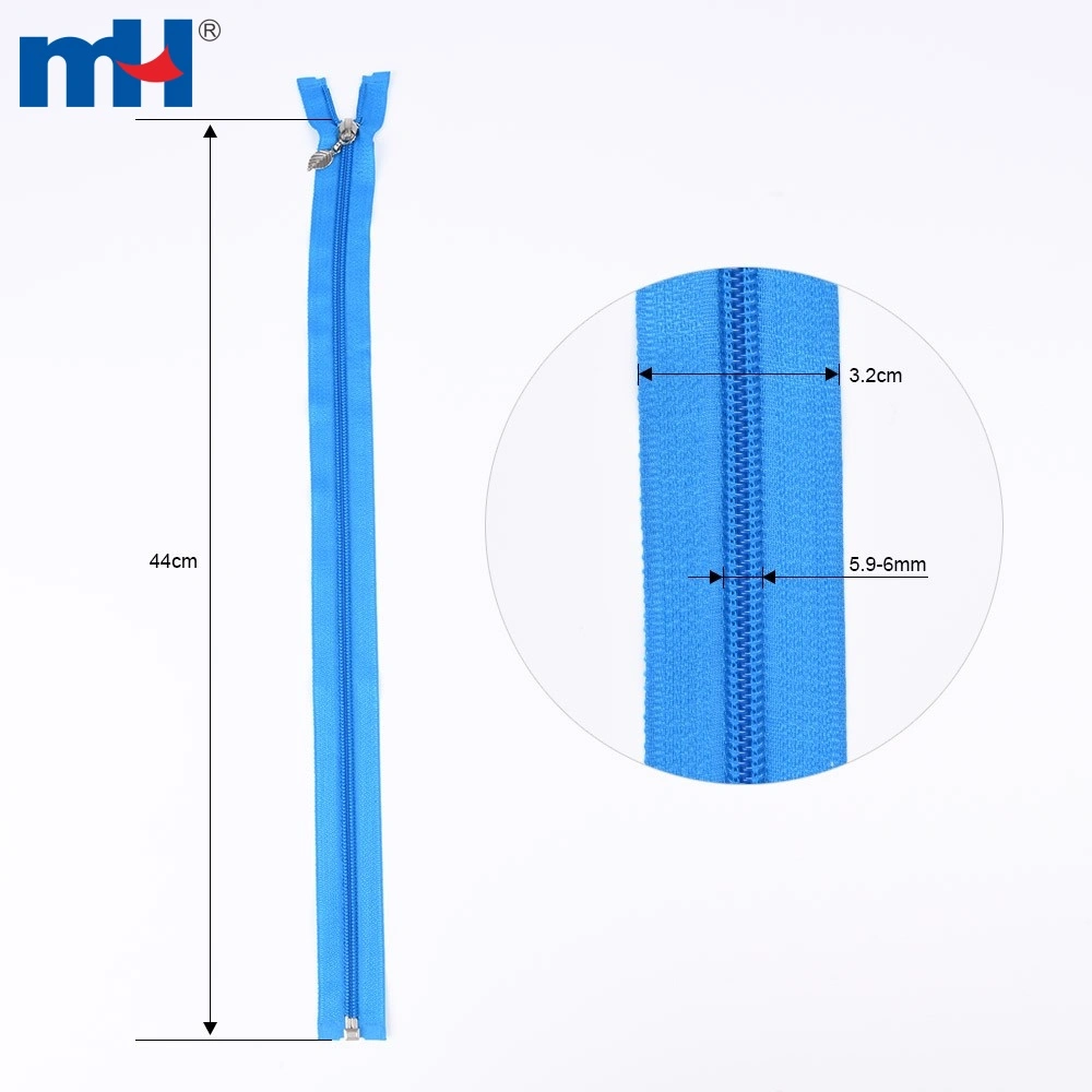 5 Nylon Coil Separating Zippers